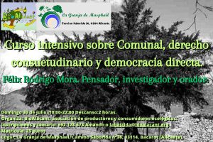 Lee más sobre el artículo Curso sobre Comunal, Derecho Consuetudinario y Democracia Directa